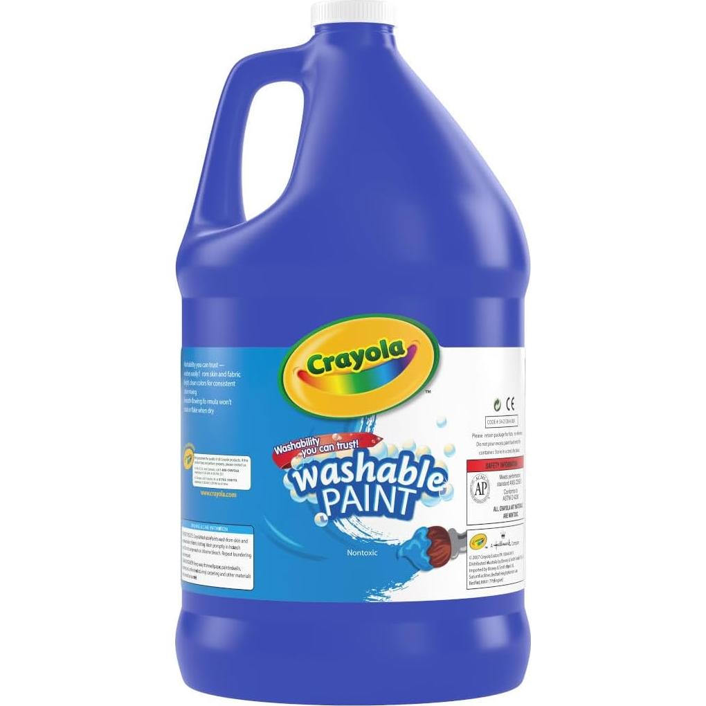 Pintura Lavable Crayola 1 Galón Azul para Niños