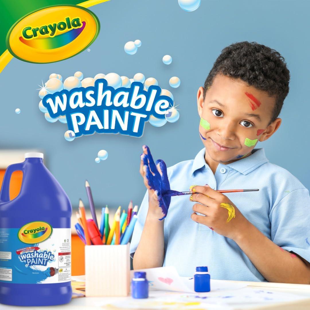 Pintura Lavable Crayola 1 Galón Azul para Niños