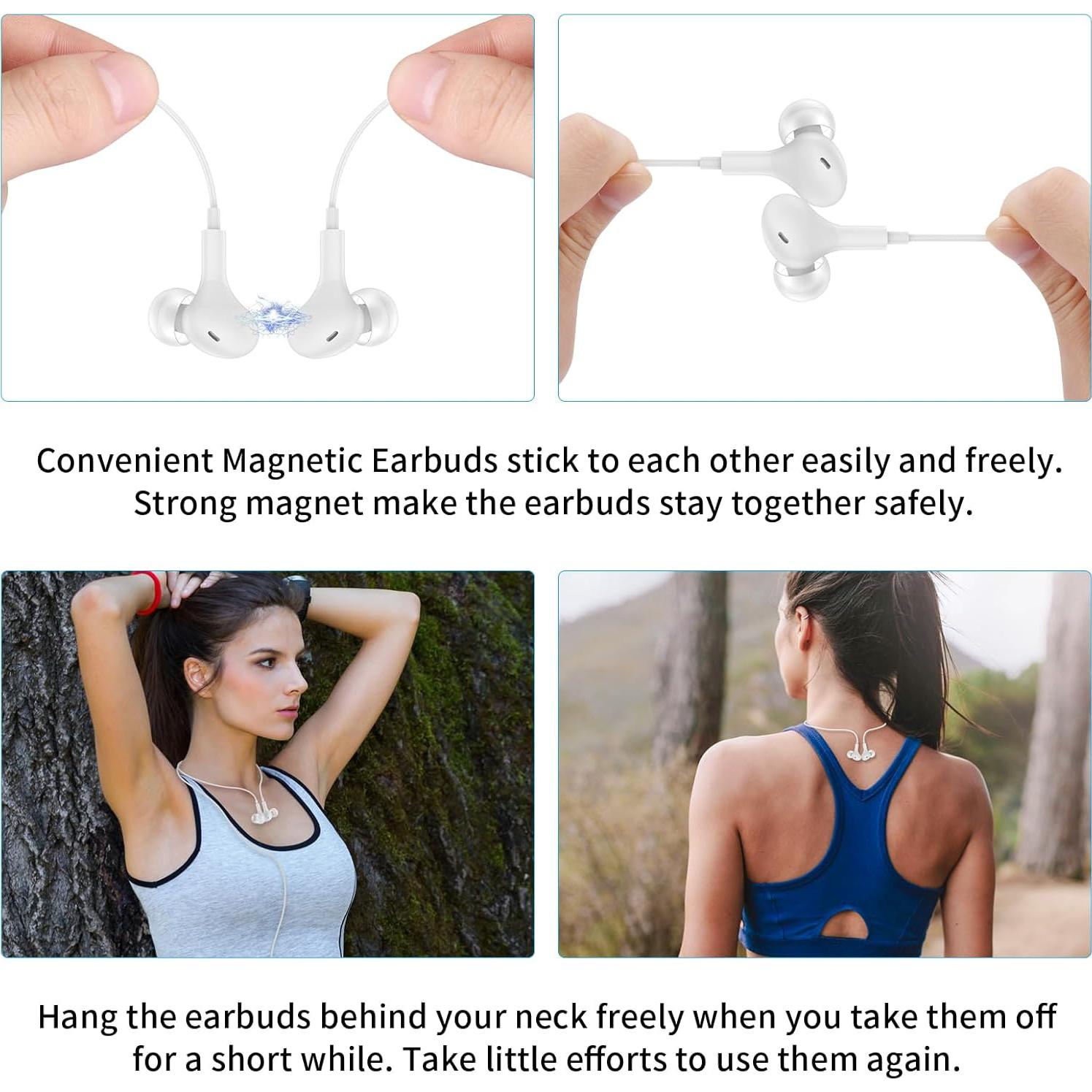 Auriculares USB C Magnéticos APETOO con Aislamiento de Ruido