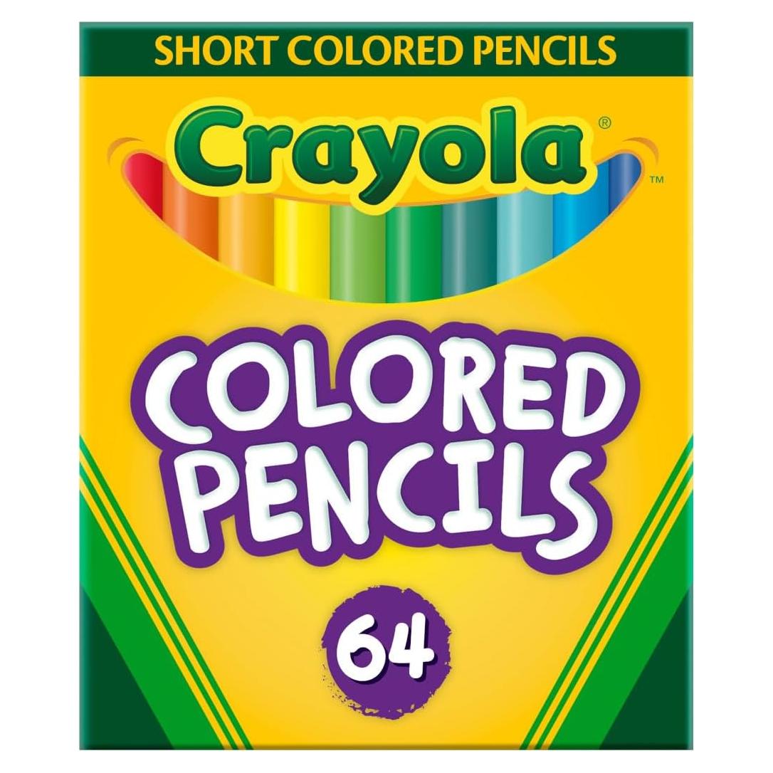 Lápices de Colores Crayola Mini 64 Piezas para Niños