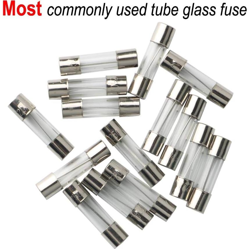 Kit de Soporte de Fusible AGC 5x20mm + 150 Fusibles Vidrio