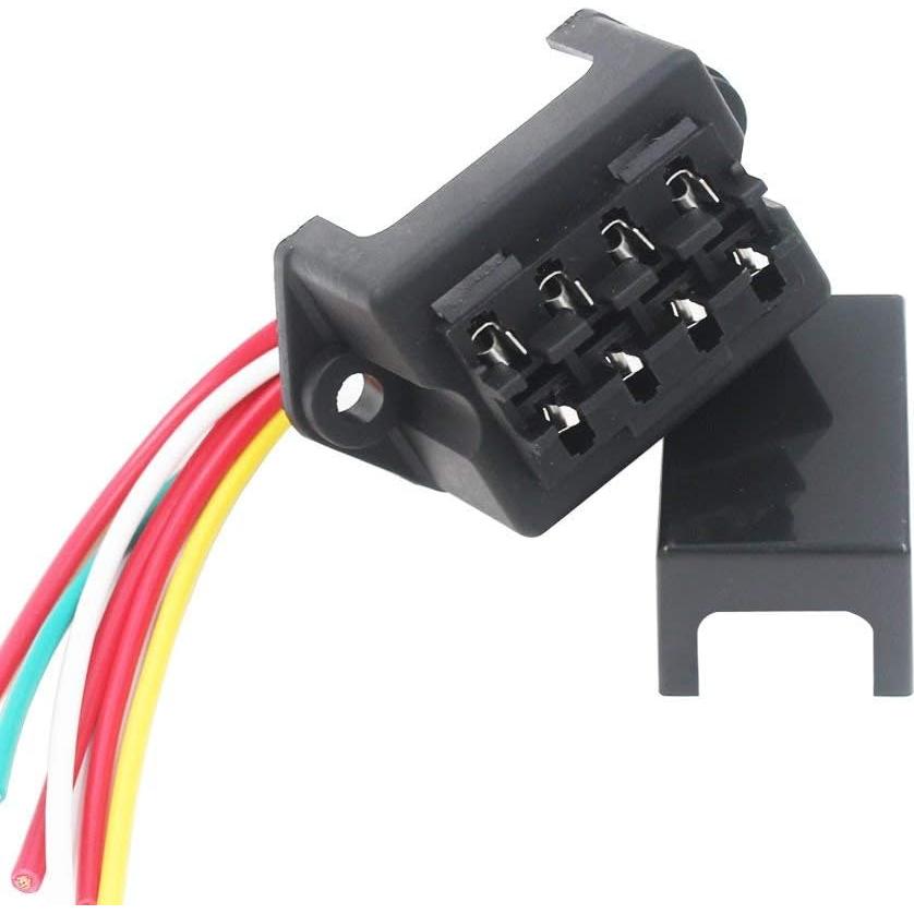 Soporte de fusibles Gebildet 4 vías con 10 fusibles 3A-40A