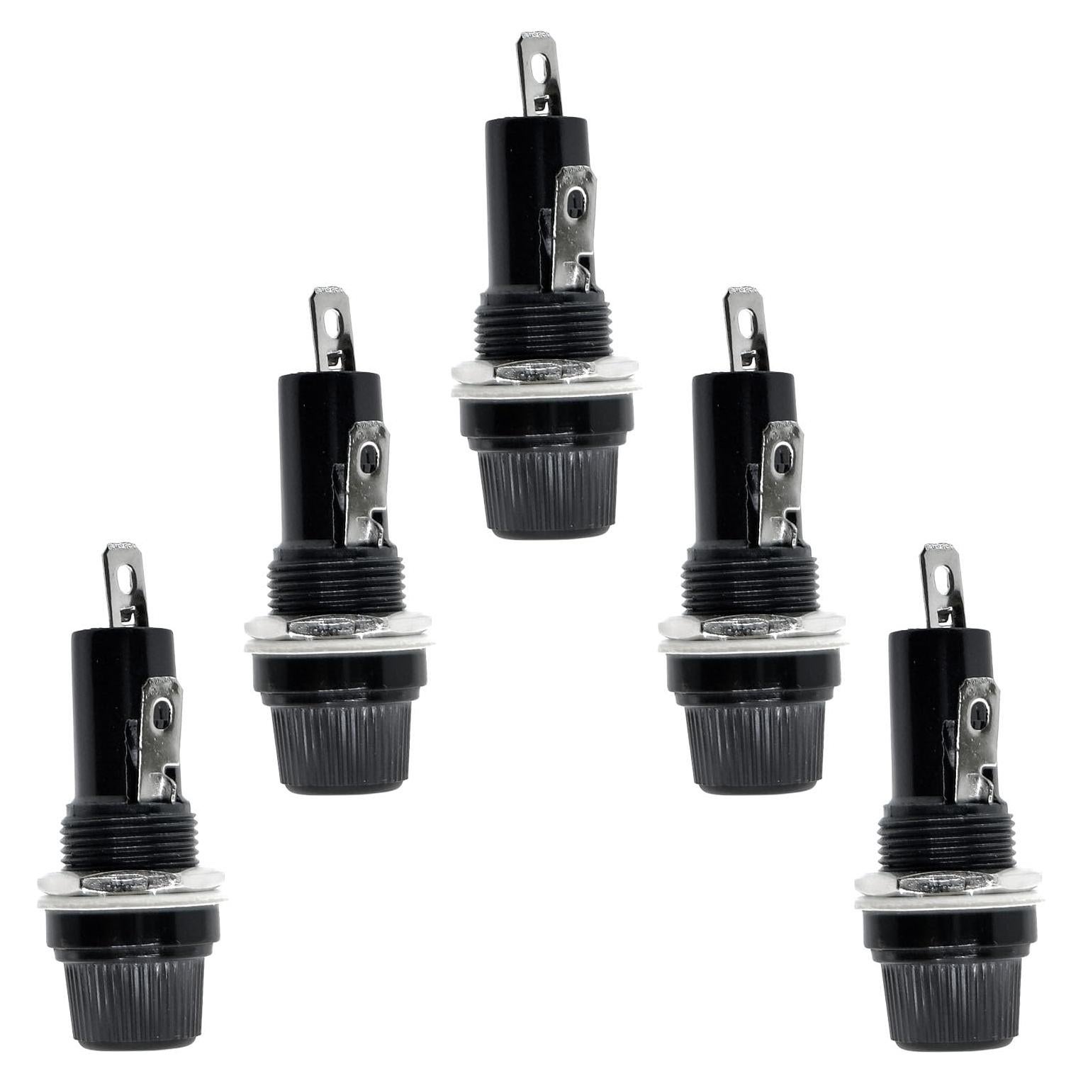 Soporte de Fusible Montado en Panel Yoiilnz 5 Pcs 10A 250V