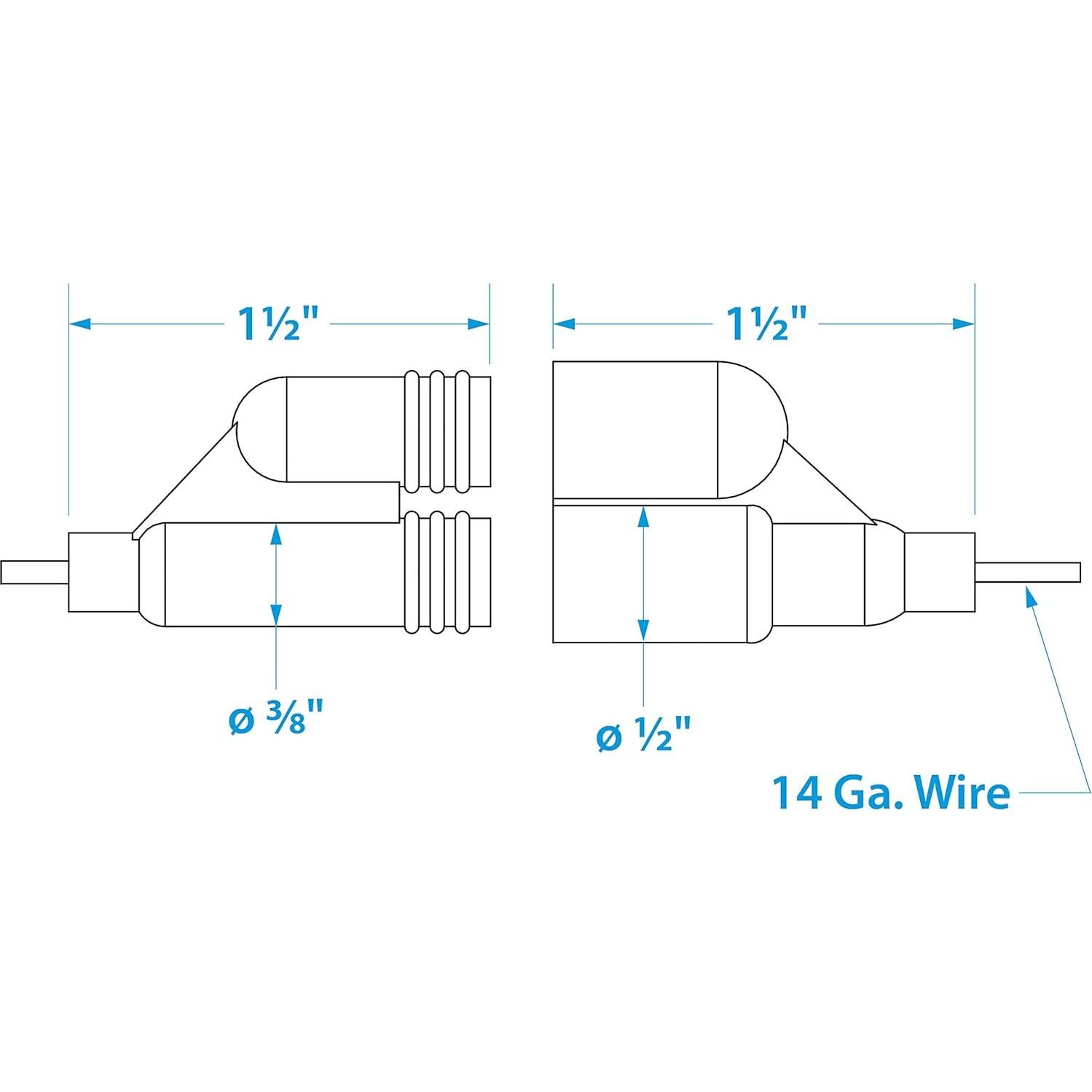 Soporte de Fusible In-Line Impermeable Seachoice 20A con Repuesto