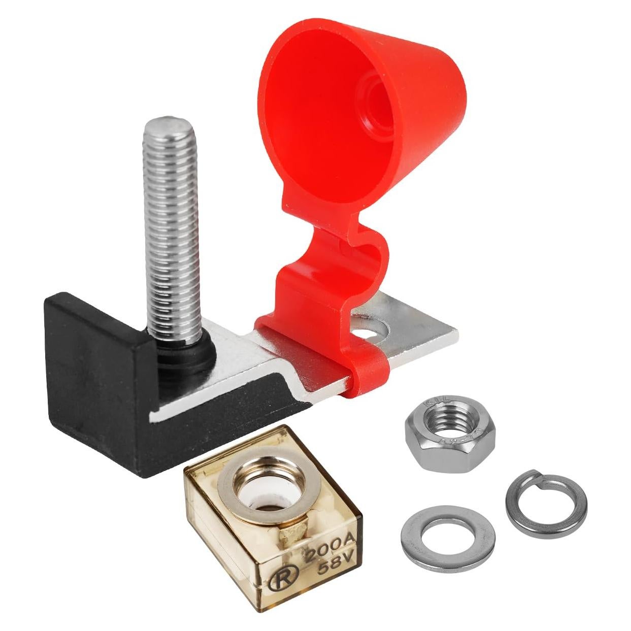 Soporte de Fusible de Batería JXJXQU 200A Impermeable