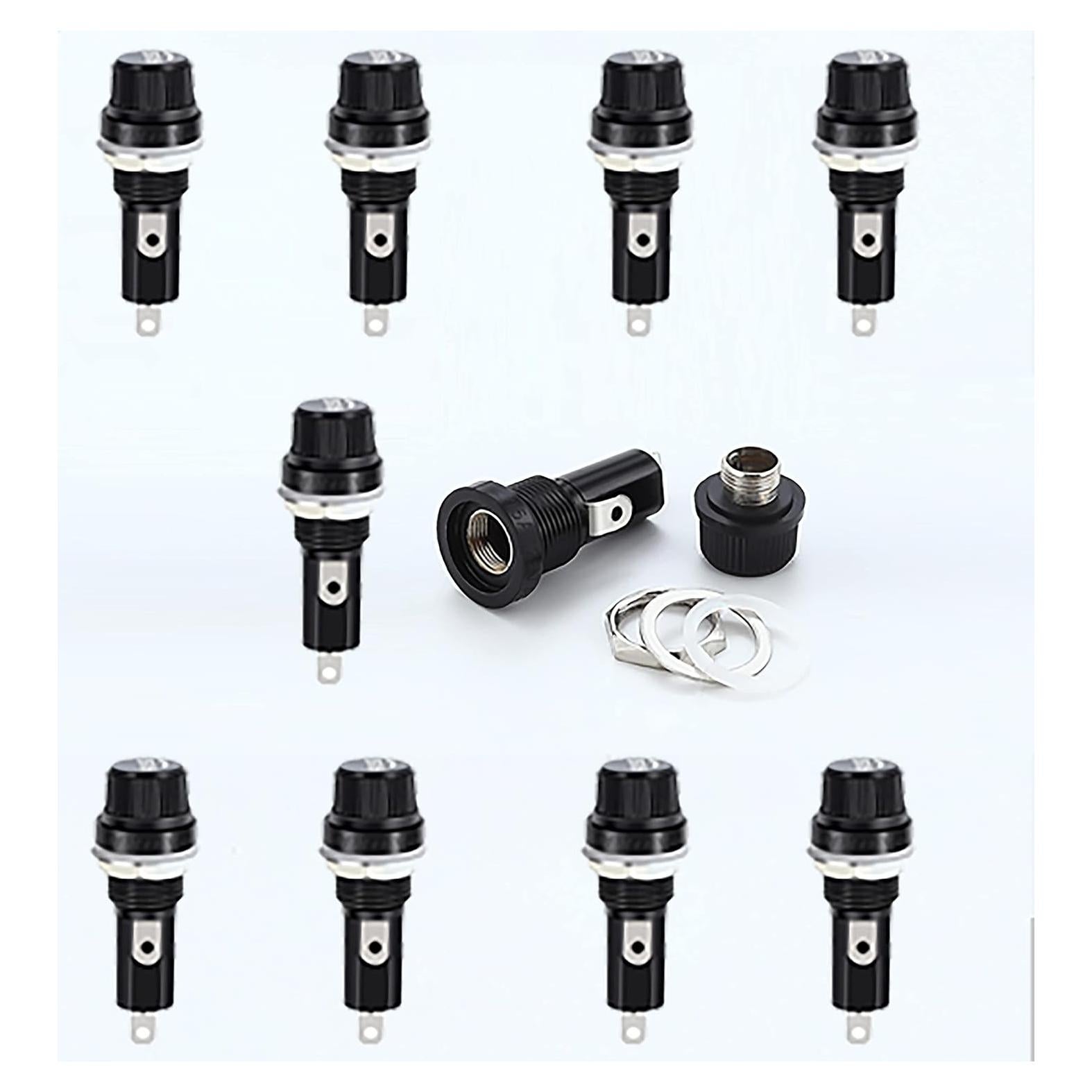 Soporte de Fusible de Montaje en Panel COMPSTUDIO 6x30mm (10pcs)