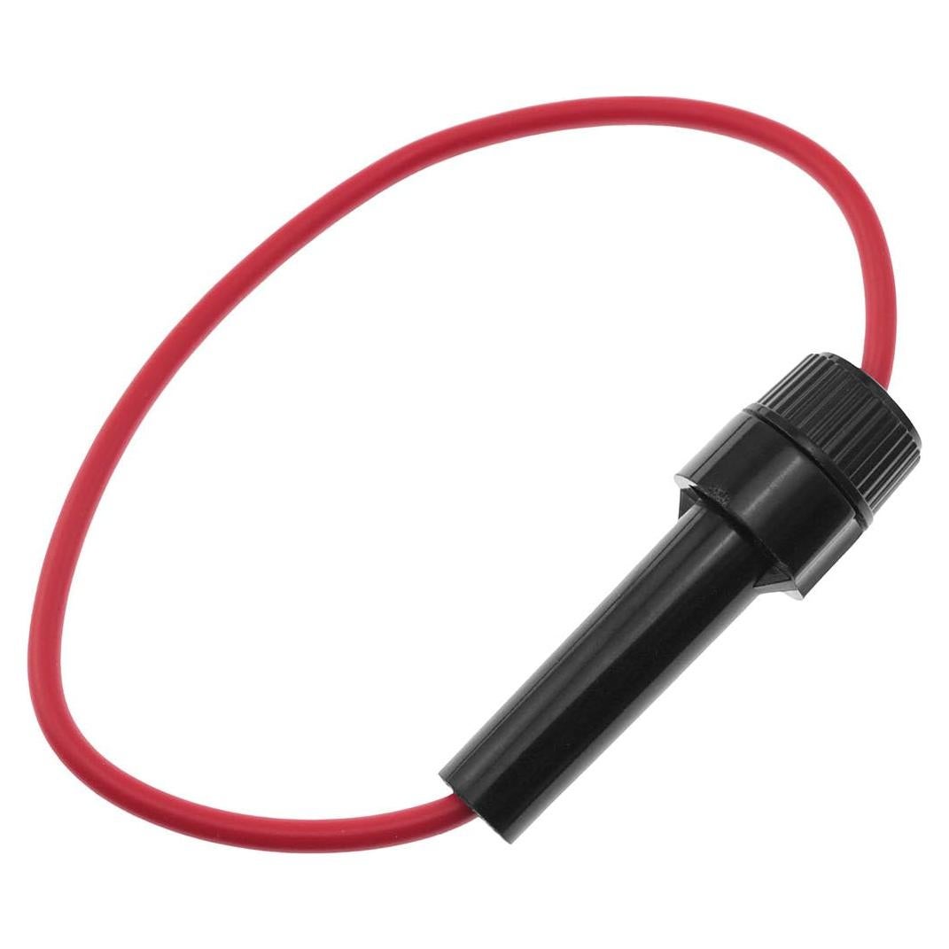 Soporte de Fusible en Línea SQXBK con Fusible 5A 6x30mm