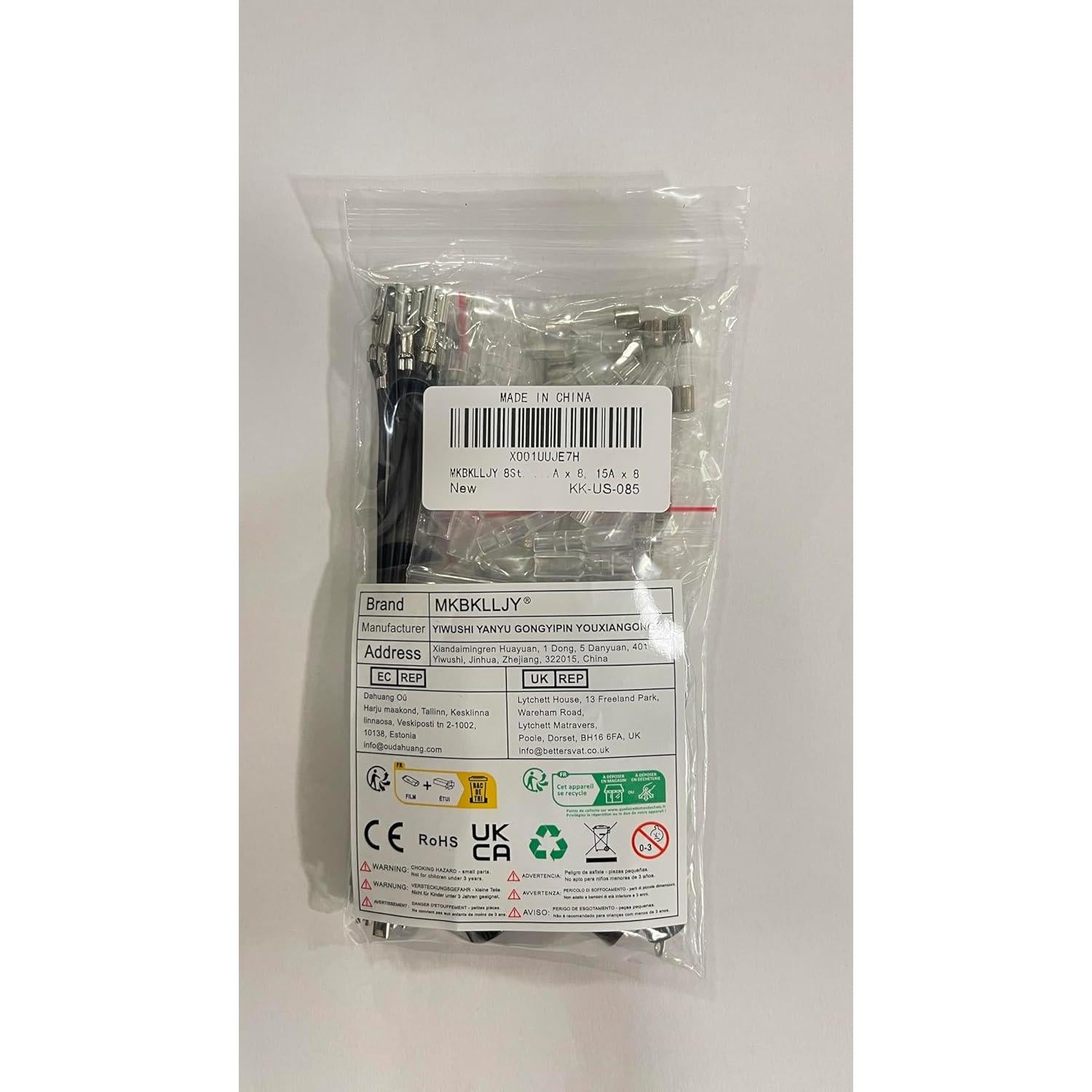 Soporte de Fusible Montaje en Panel MKBKLLJY 12V 10A 15A