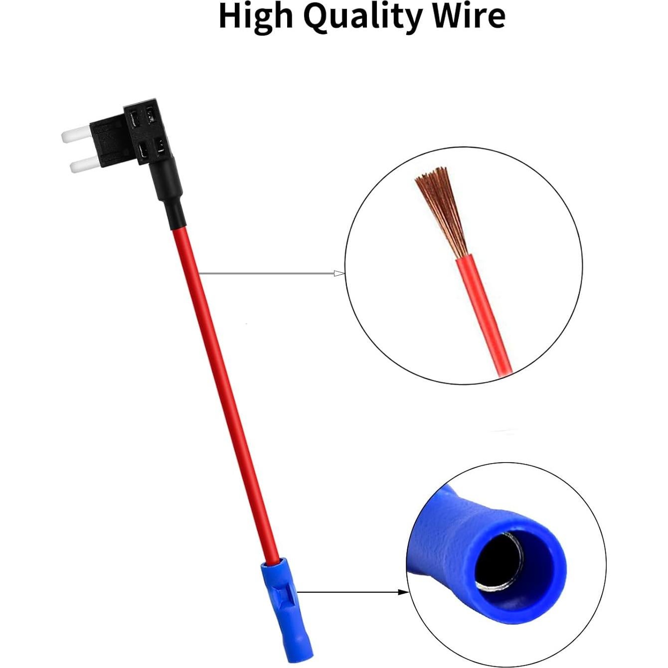 Kit de Adaptadores de Fusible MuHize 9 Piezas 12V-24V