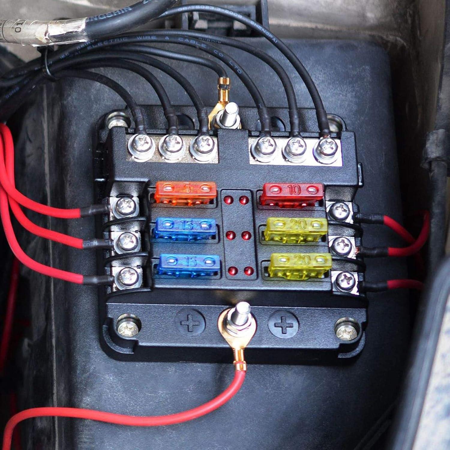 Kit de Adaptadores de Fusible MuHize 9 Piezas 12V-24V