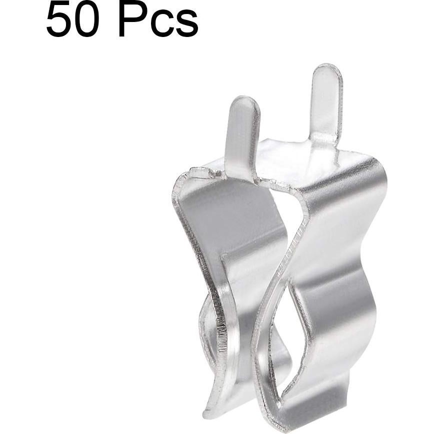 Clips de Fusible uxcell para Tubos de Vidrio 30mm x 6mm - 50pcs