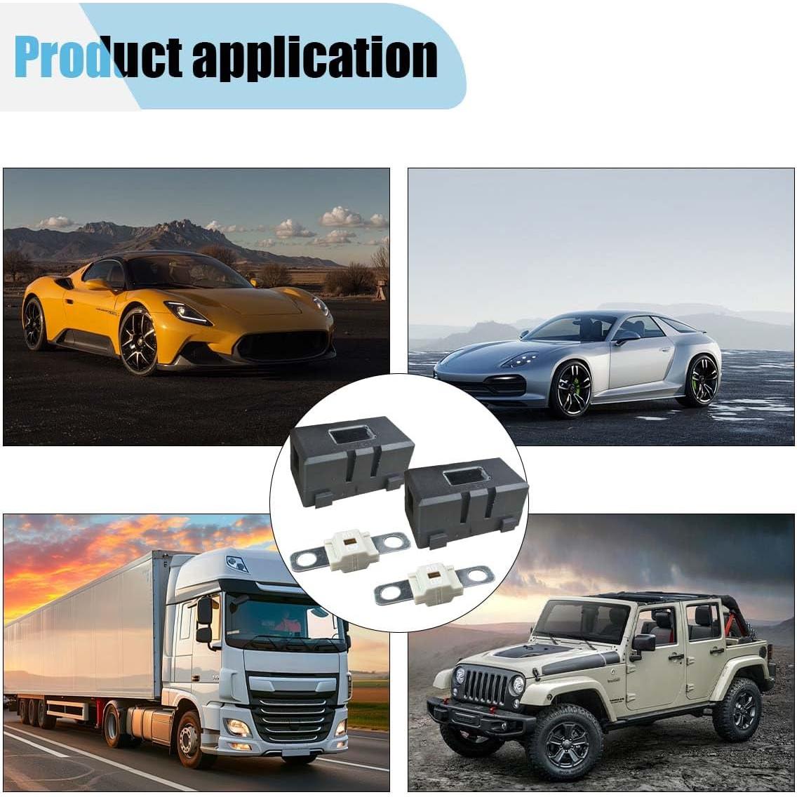 Soporte de Fusible Automotriz LAINLOY 80A con Tapa