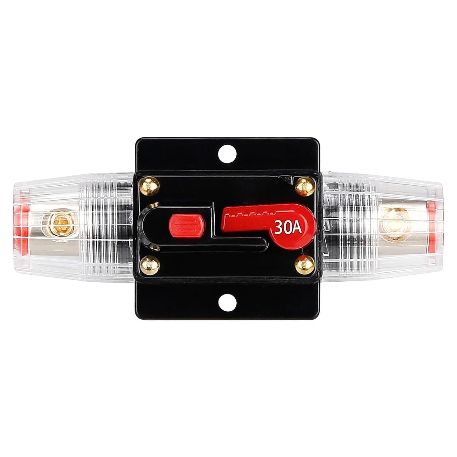 Interruptor de Circuito de Audio 30A Weier 12V-24V con Reinicio