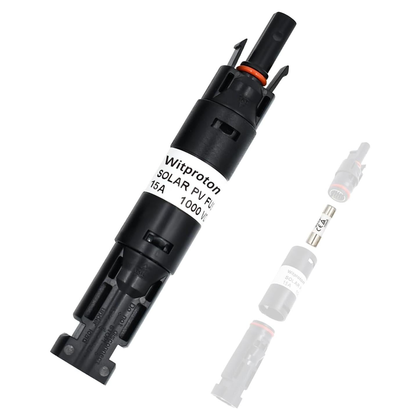 Soporte de Fusible Solar Witproton 15A IP68 para Paneles