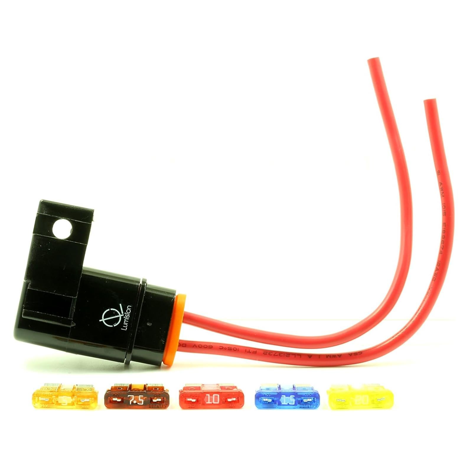 Soporte de Fusible Montable Lumision 12AWG Grado Marino