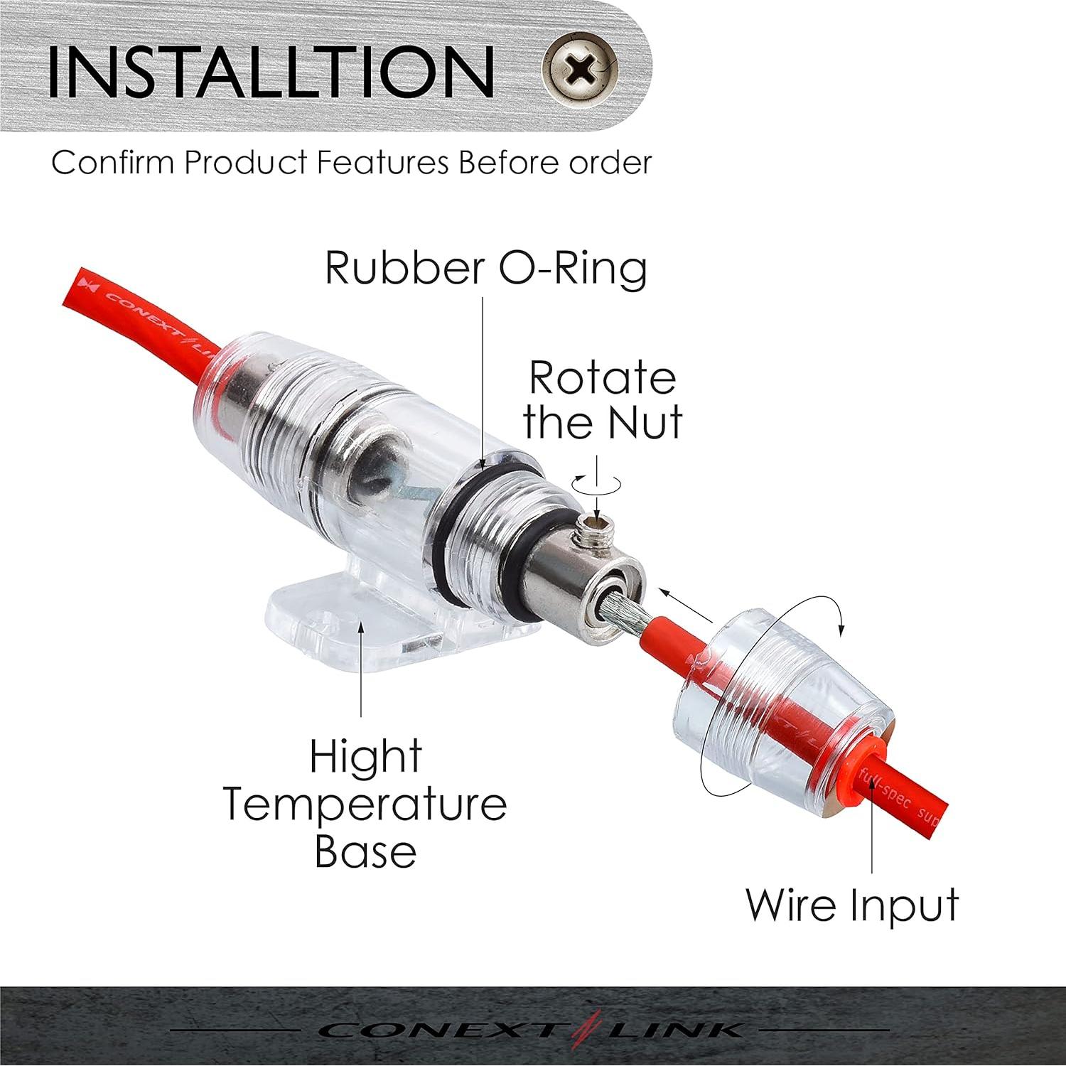 Soporte de Fusible AGU Conext Link FHZ1U35-5 35A con 5 Fusibles