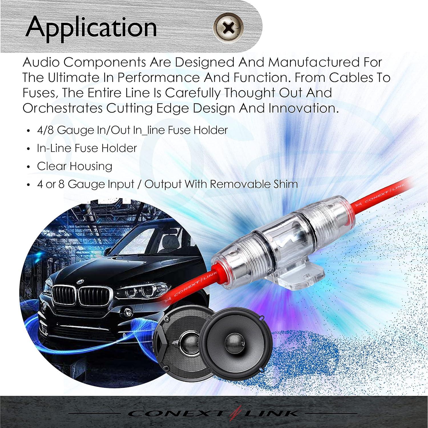 Soporte de Fusible AGU Conext Link FHZ1U35-5 35A con 5 Fusibles