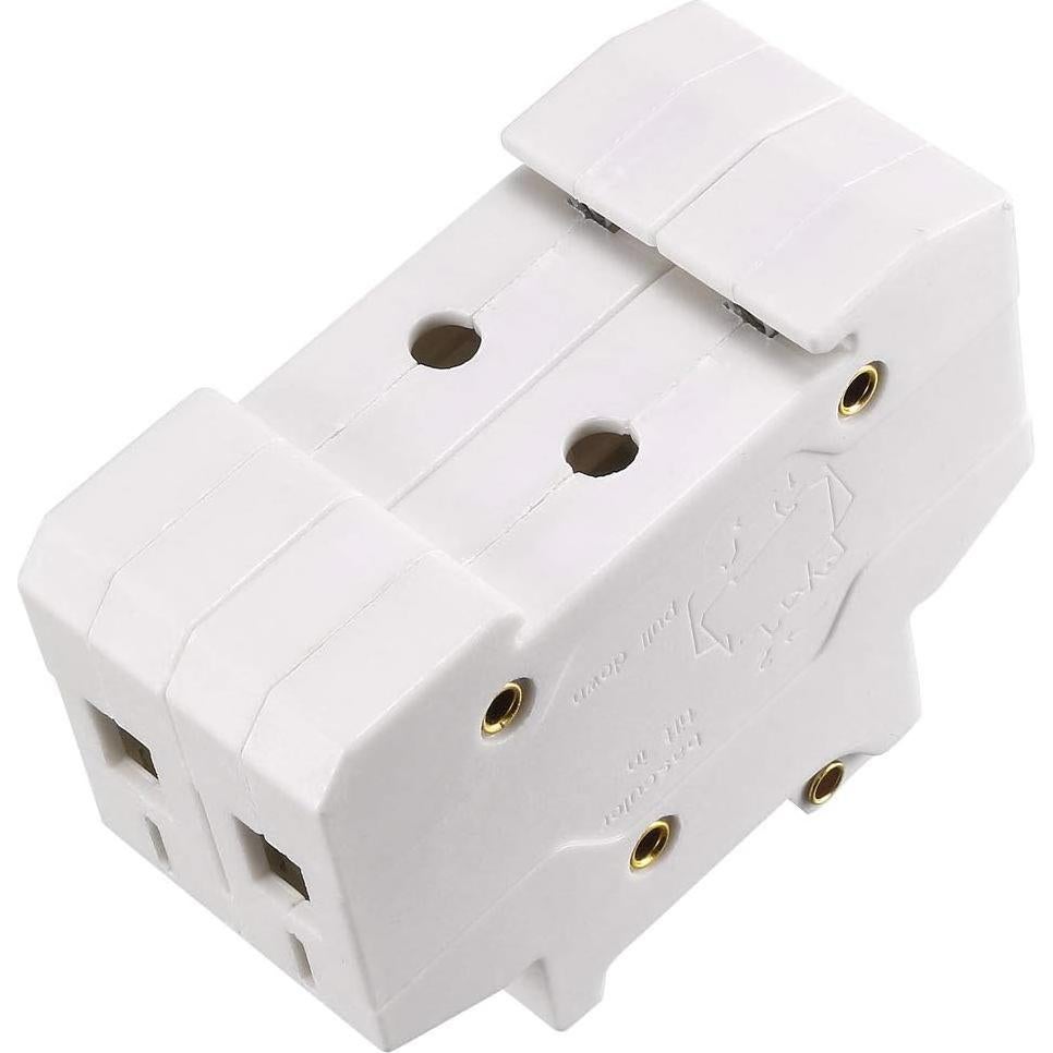 Soporte de Fusible 2 Polos uxcell RT18-32 10x38mm DIN