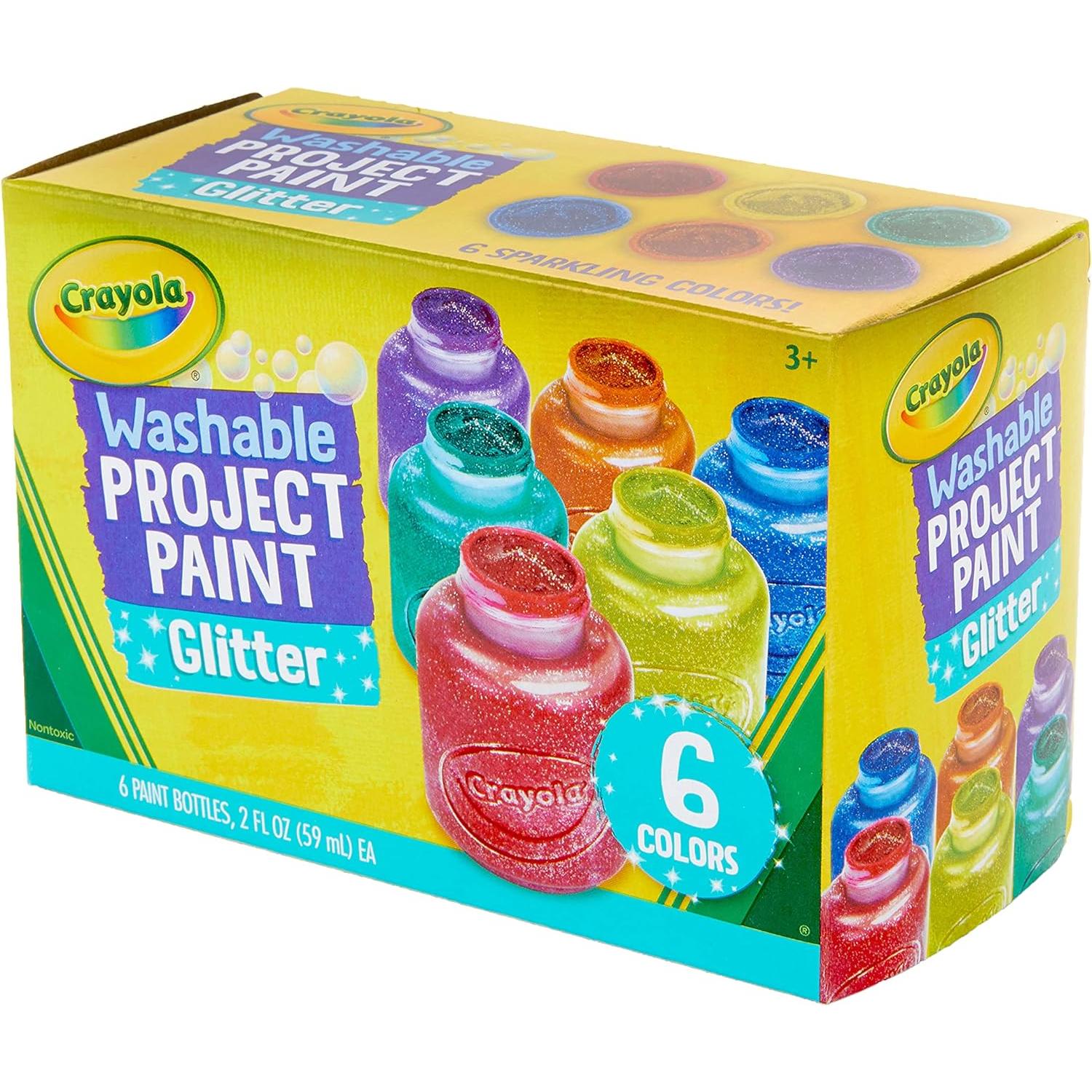 Pintura Brillante Lavable Crayola 6 Colores 59 ml