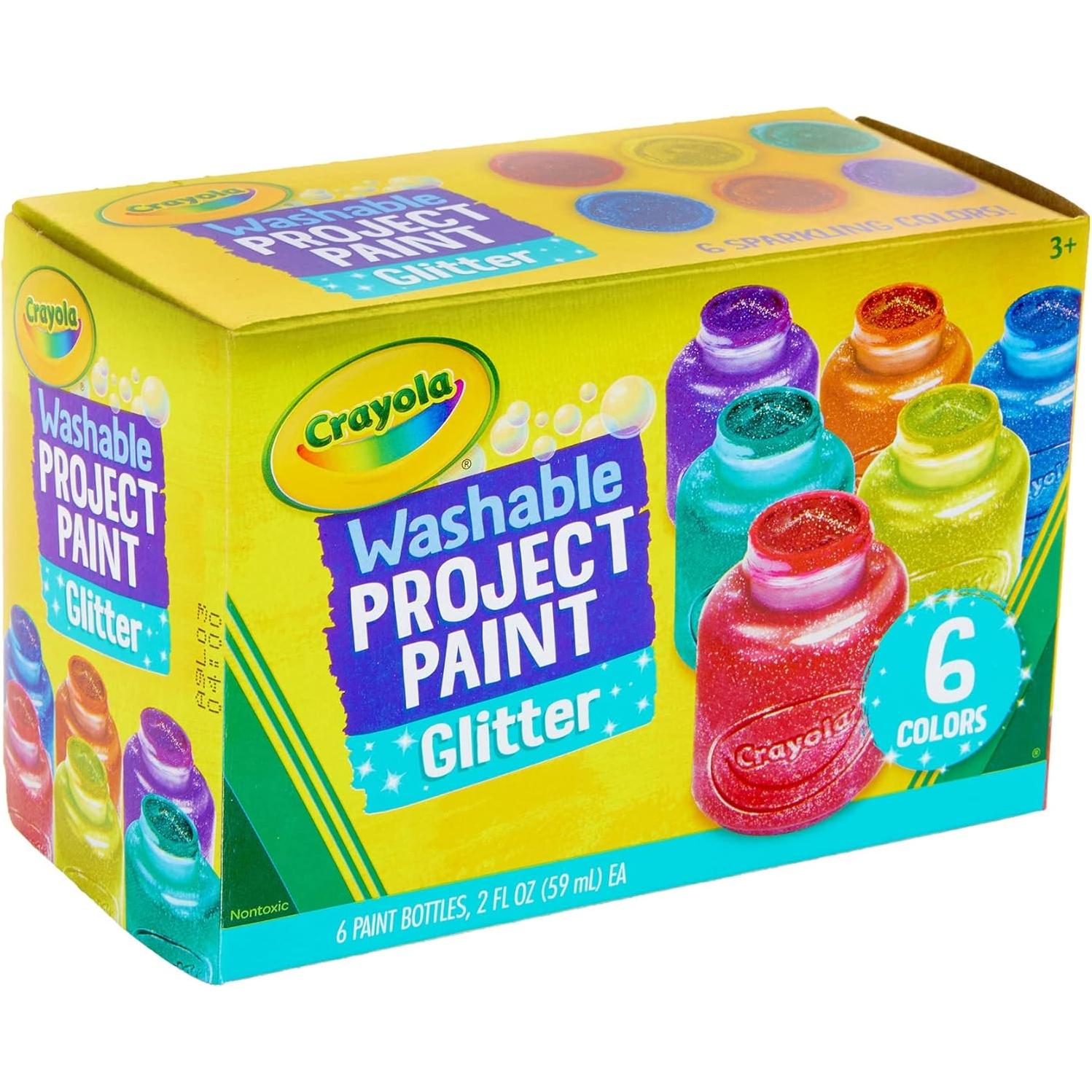 Pintura Brillante Lavable Crayola 6 Colores 59 ml