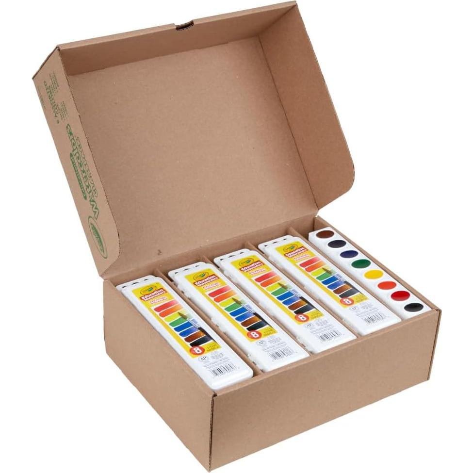 Acuarelas Crayola Classpack 24 Bandejas y 12 Recargas