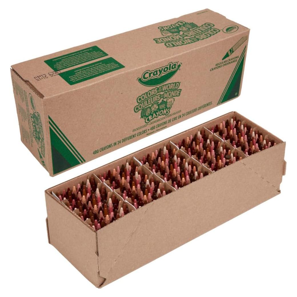 Crayones Crayola Colores del Mundo 480 unidades 24 colores