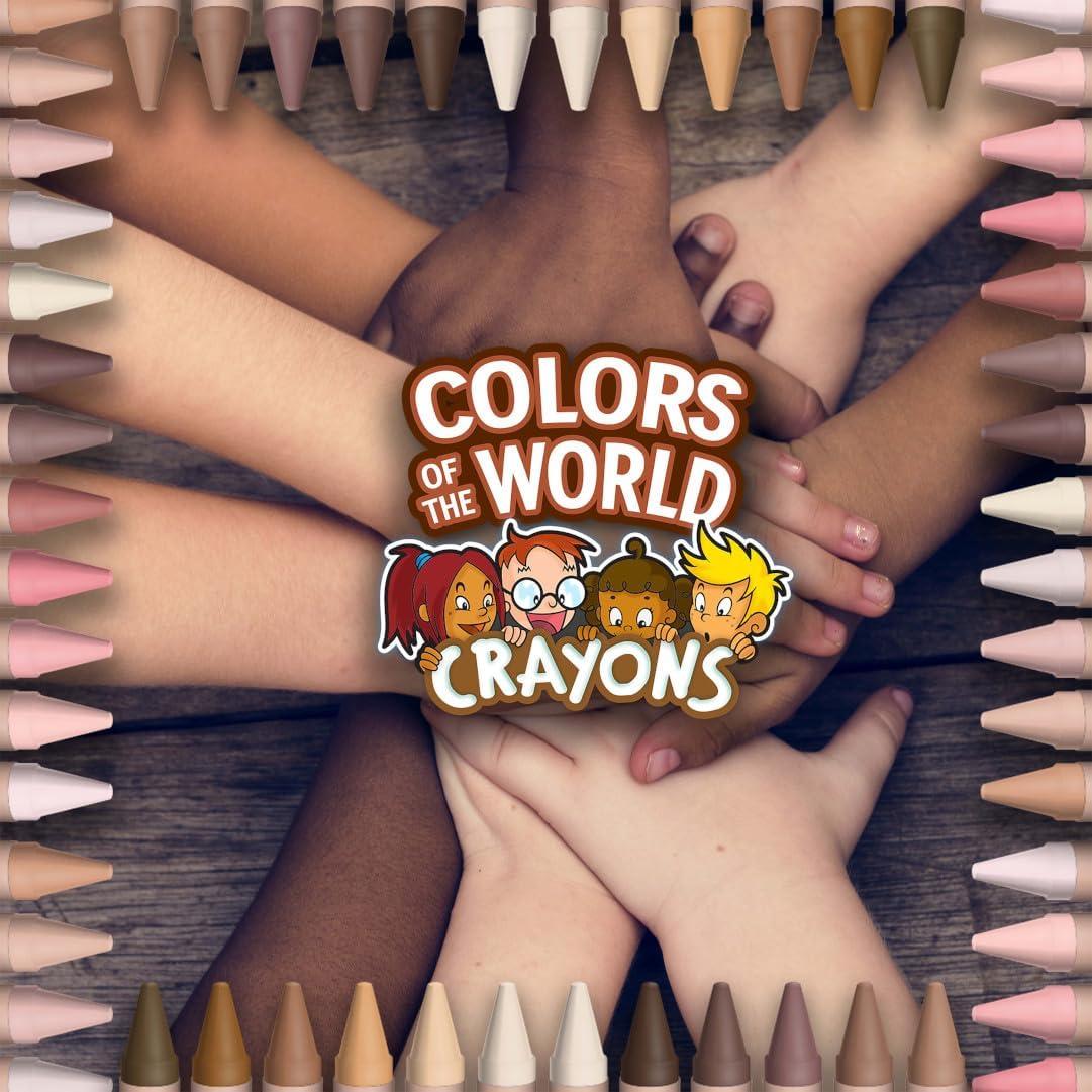 Crayones Crayola Colores del Mundo 480 unidades 24 colores