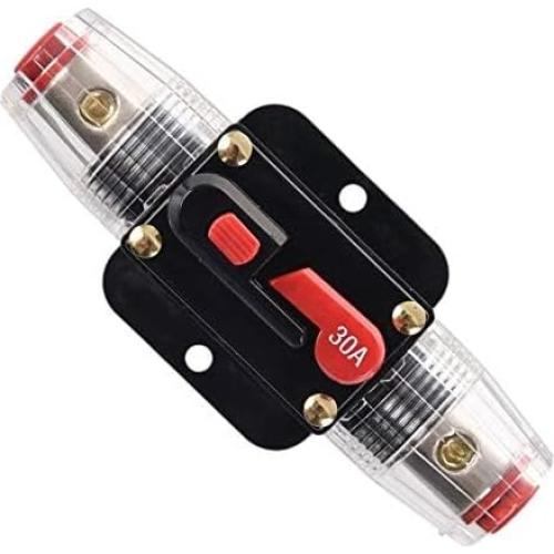 Portafusibles Automático 30A ANJOSHI 12V-48V DC Protección Audio