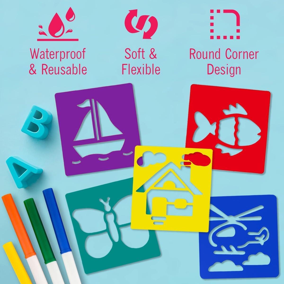 Marcadores Lavables para Niños The Mega Deals - 8 Colores