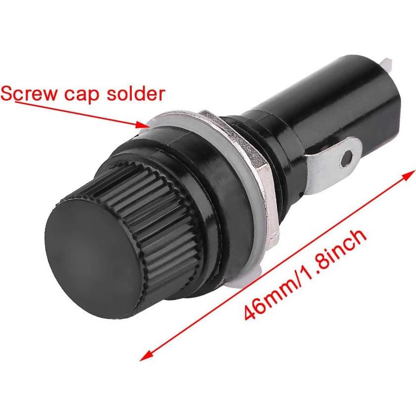 Soporte de Montaje en Panel Anauto - 5pcs 6x30mm Vidrio