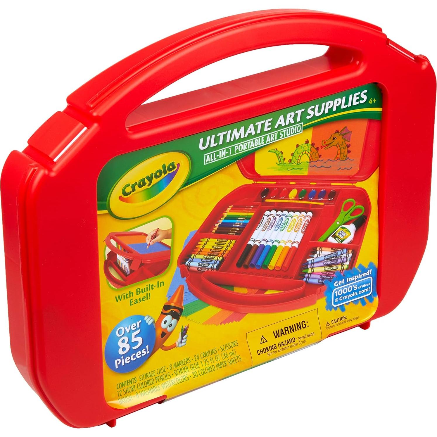 Estuche de Arte Crayola 85 Piezas con Caballete