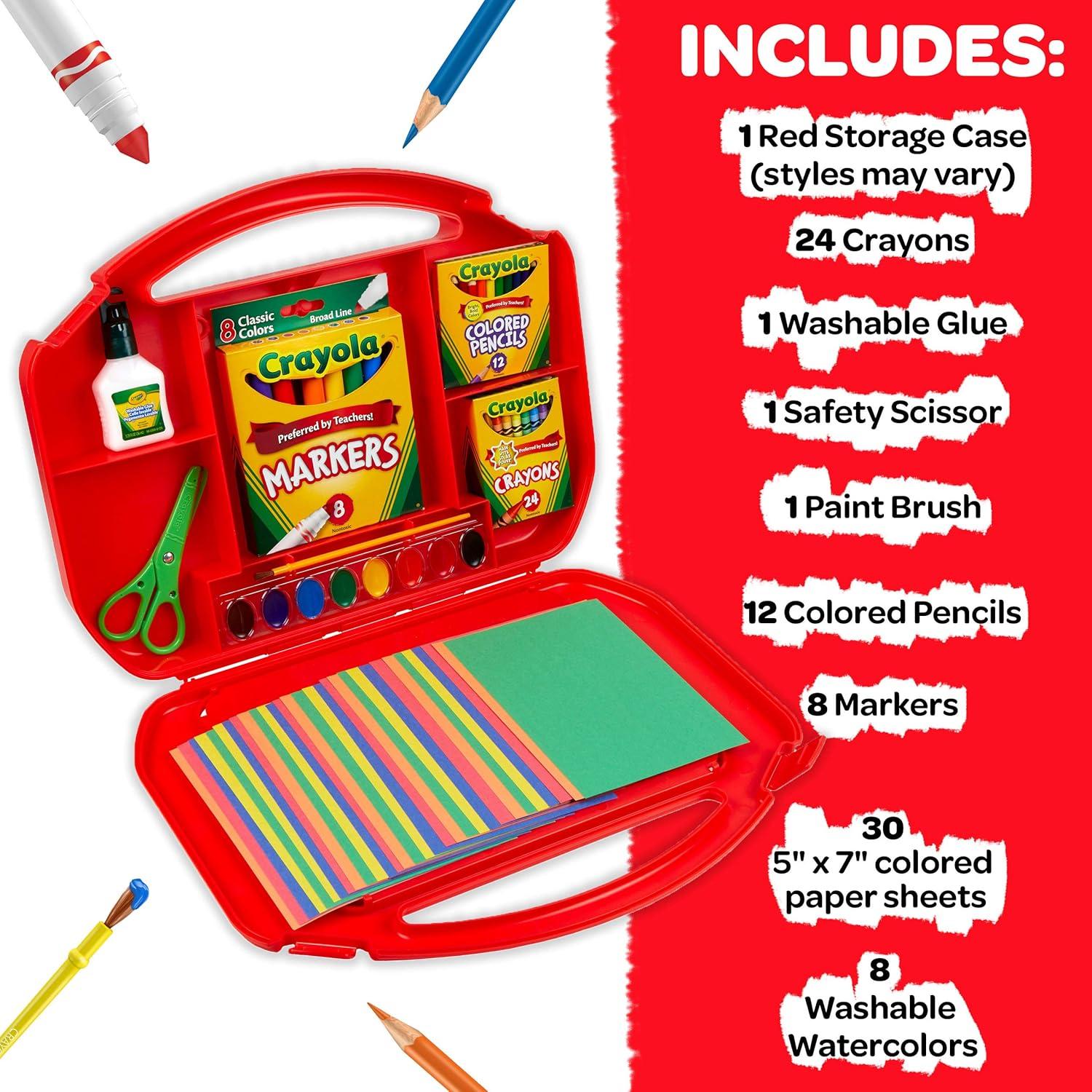 Estuche de Arte Crayola 85 Piezas con Caballete