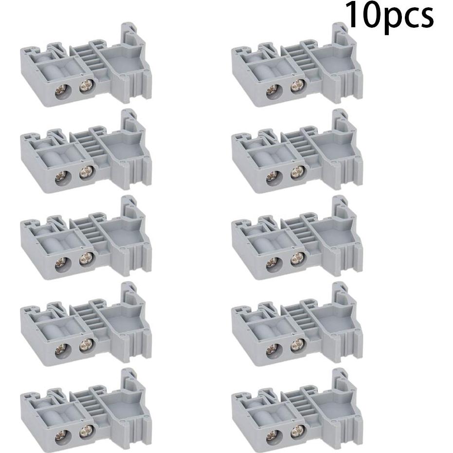 Soporte de Fusible Fielect E/UK 10 Pcs para Riel DIN 35mm