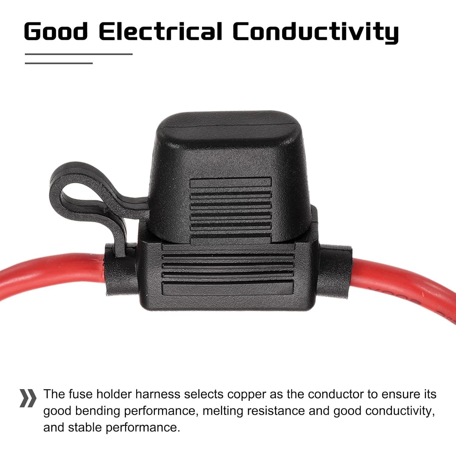 Soporte de Fusible Impermeable DMiotech 20A 16 AWG 30cm