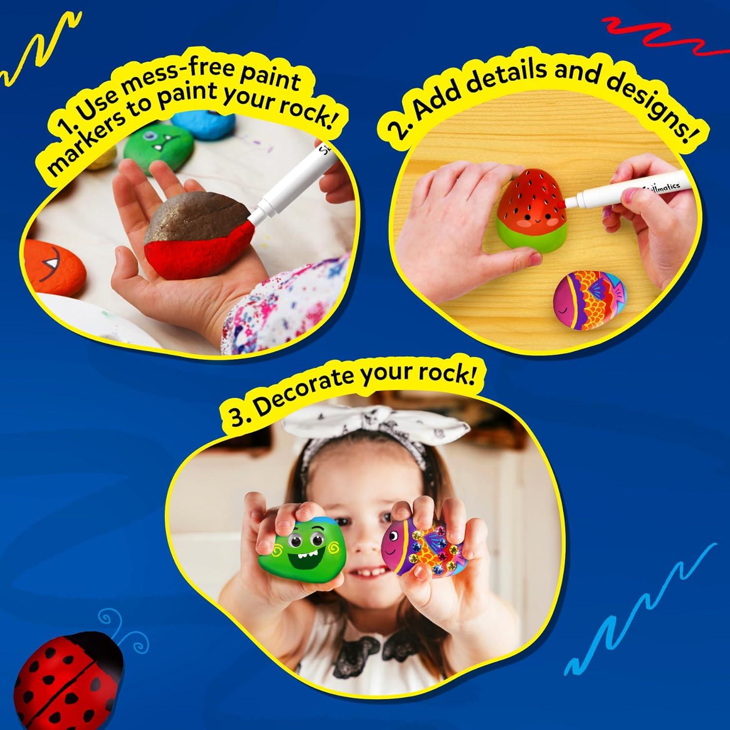 Kit de Pintura de Rocas Skillmatics - Actividad Creativa para Niños