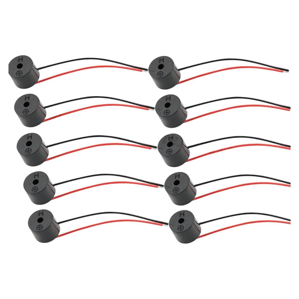 Zumbador Electromagnético Activo 12V 10 Pcs KHIEAKIENA