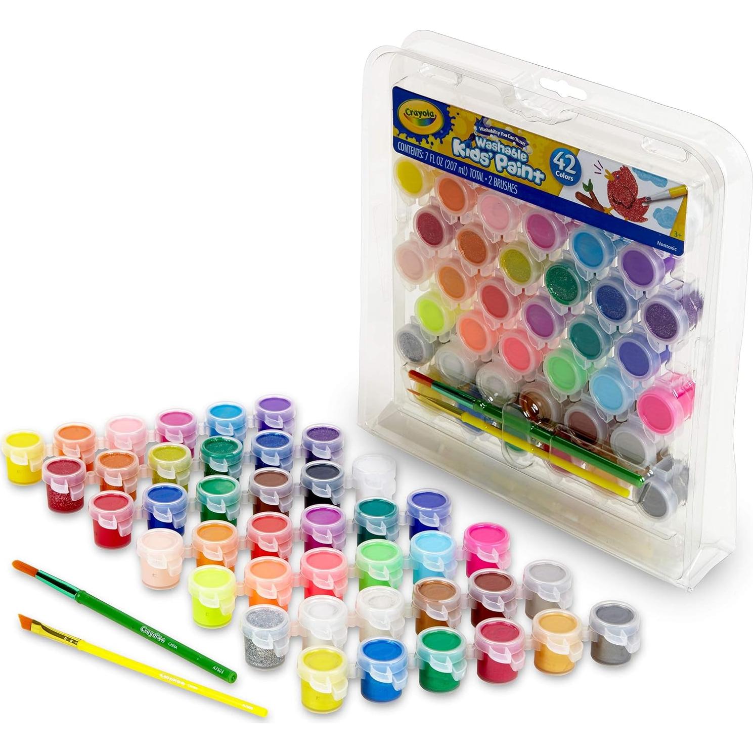 Juego de Pintura Lavable Crayola 42 Colores para Niños