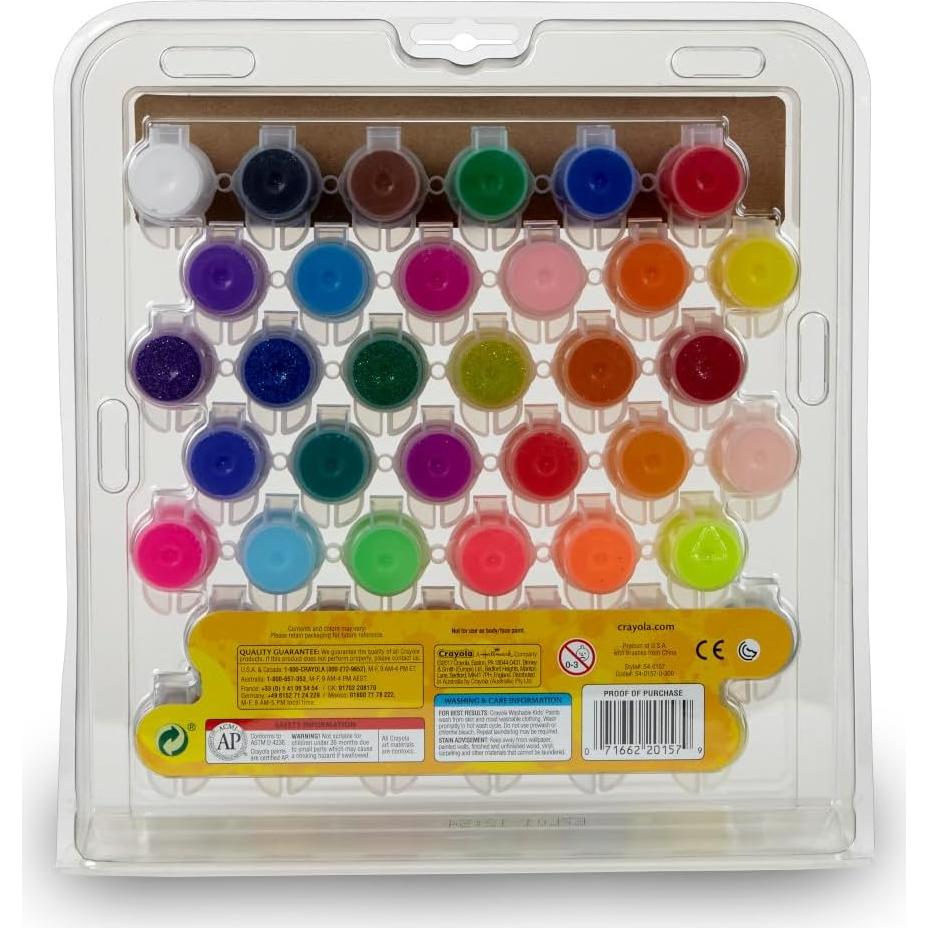 Juego de Pintura Lavable Crayola 42 Colores para Niños