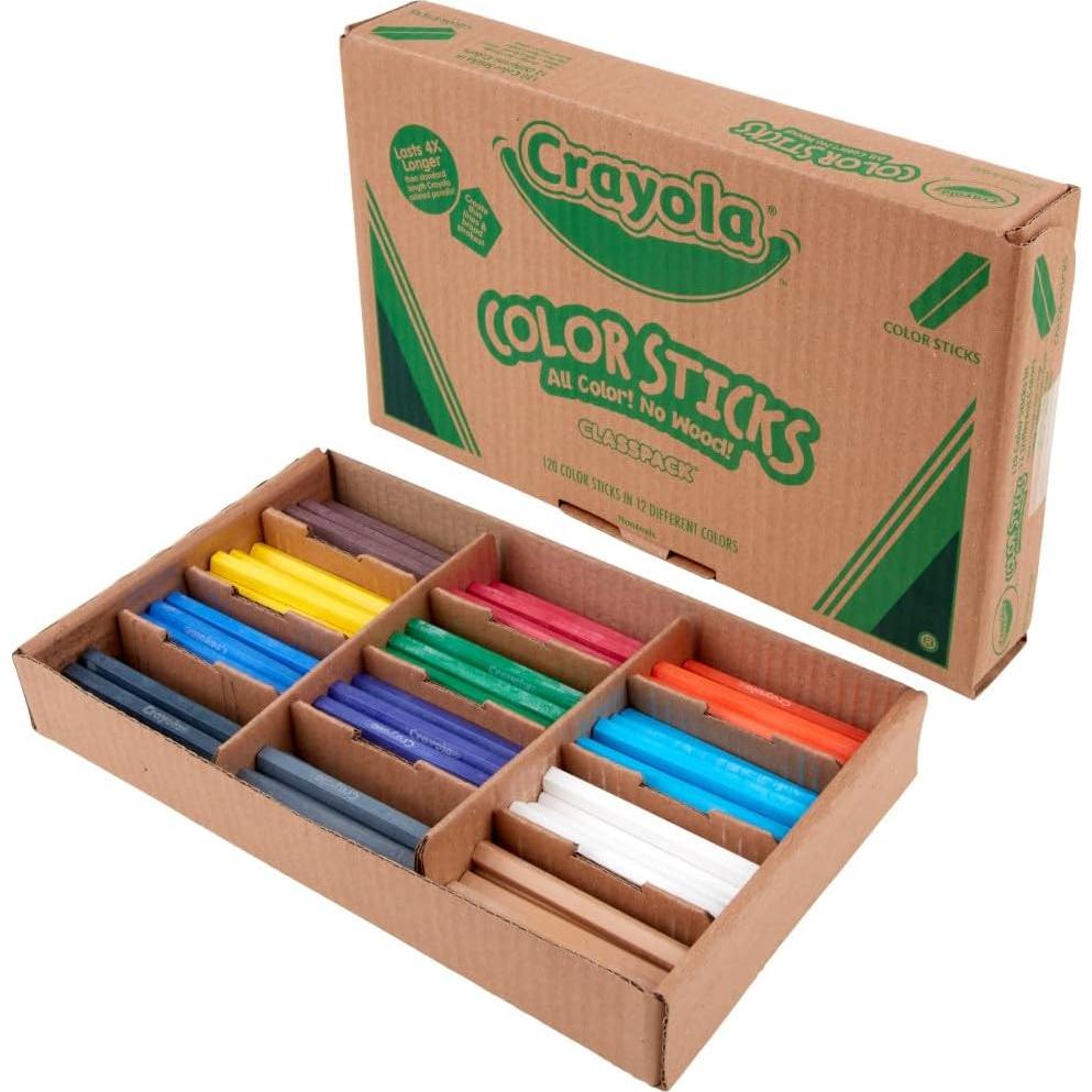 Lápices de Colores Crayola 120 Piezas Sin Madera