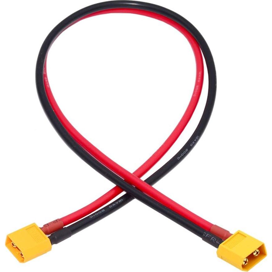 Cable de Extensión XT60 12AWG Macho a Macho 0.5M Chenyang