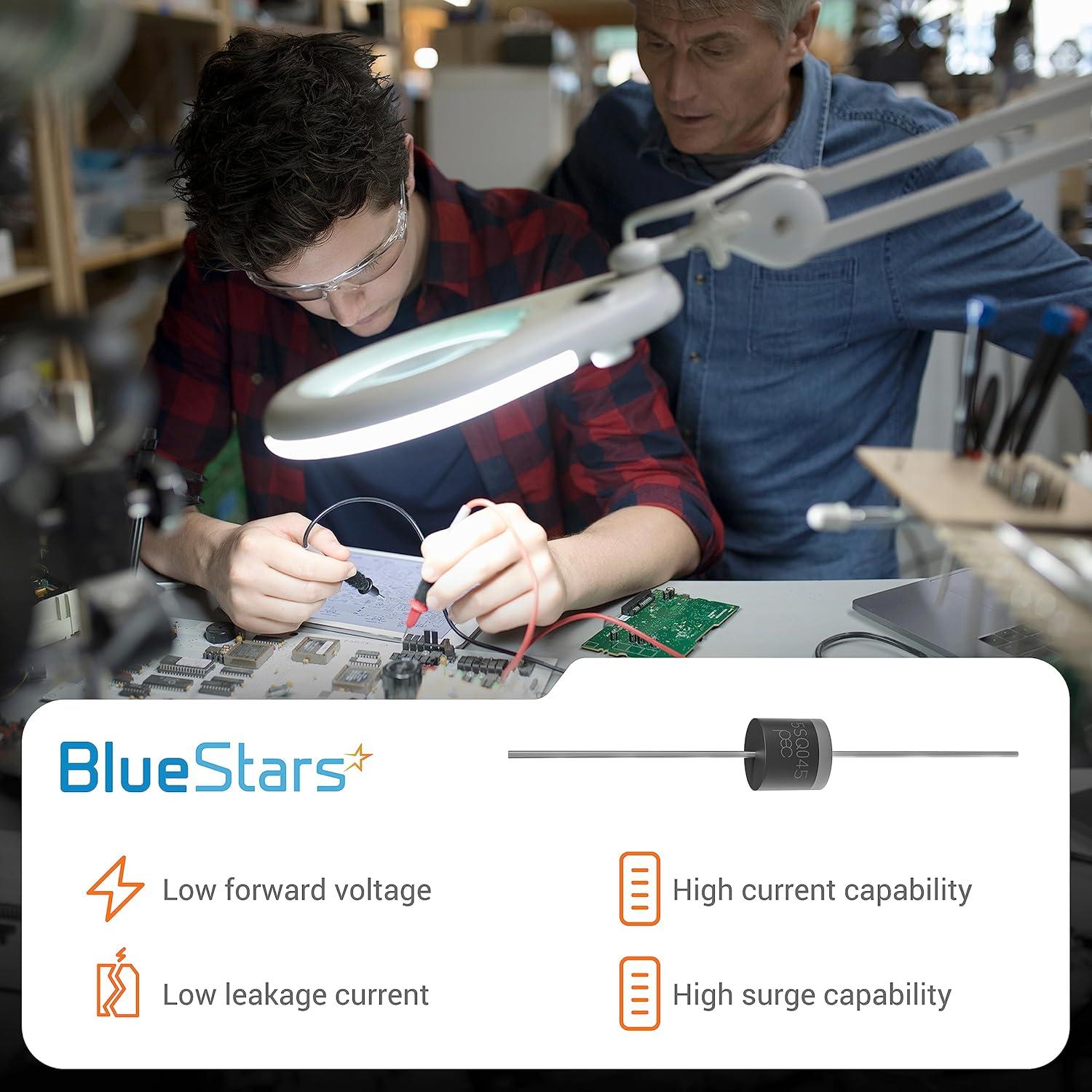 Paquete de 40 Diodos Rectificadores Schottky 15A 45V BlueStars