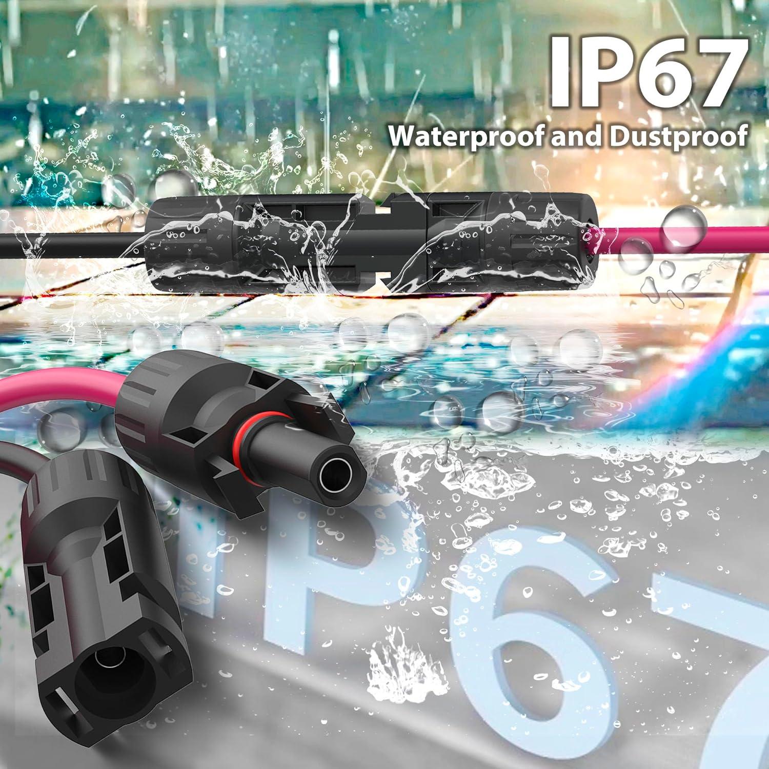 Cable de Extensión Solar XT60 12AWG 3M Laisomeke