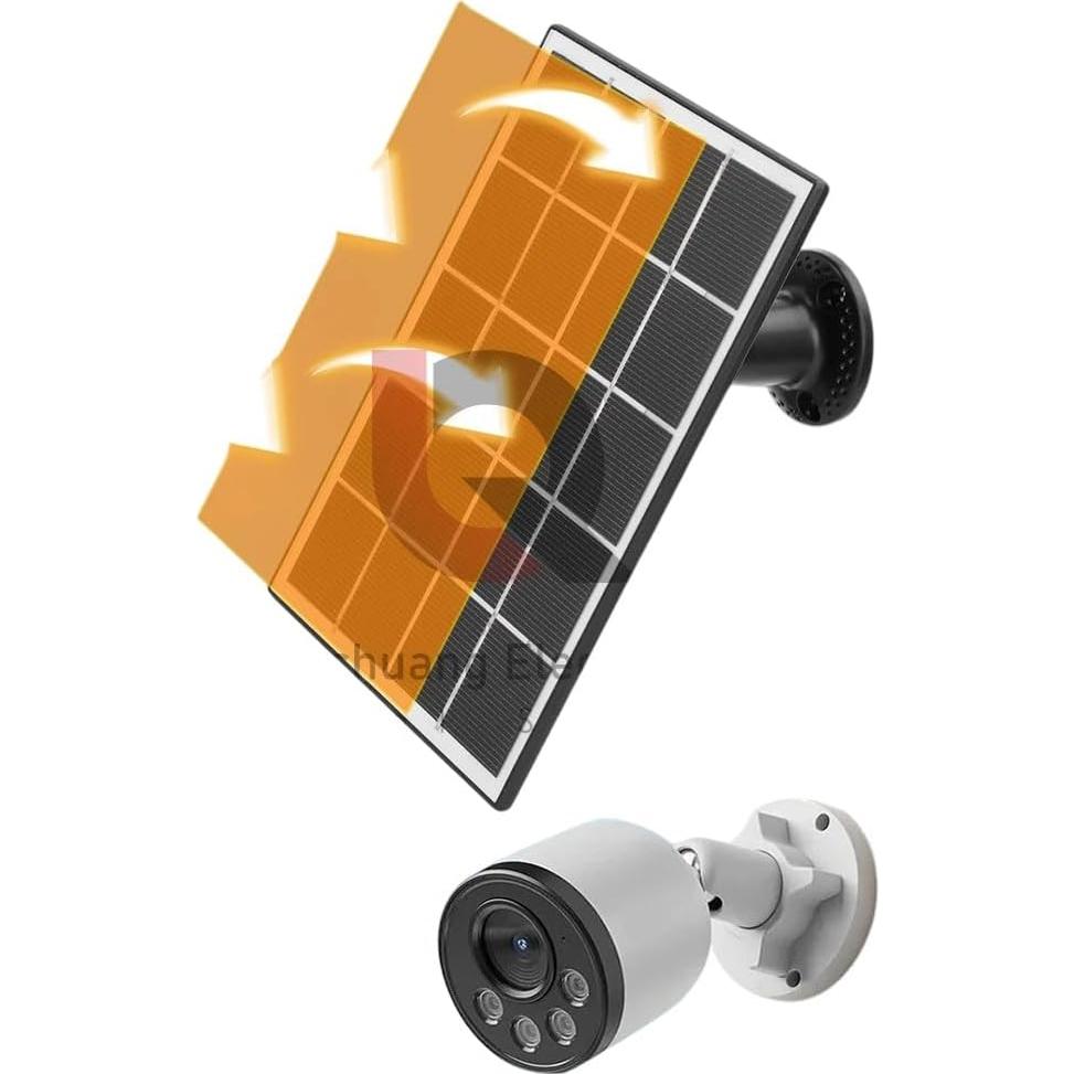 Panel Solar 5V 8W IPX6 Impermeable EIRWNFIRETSI con Cable 3m