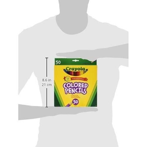 Lápices de Colores Crayola 50ct Largos Paquete de 2