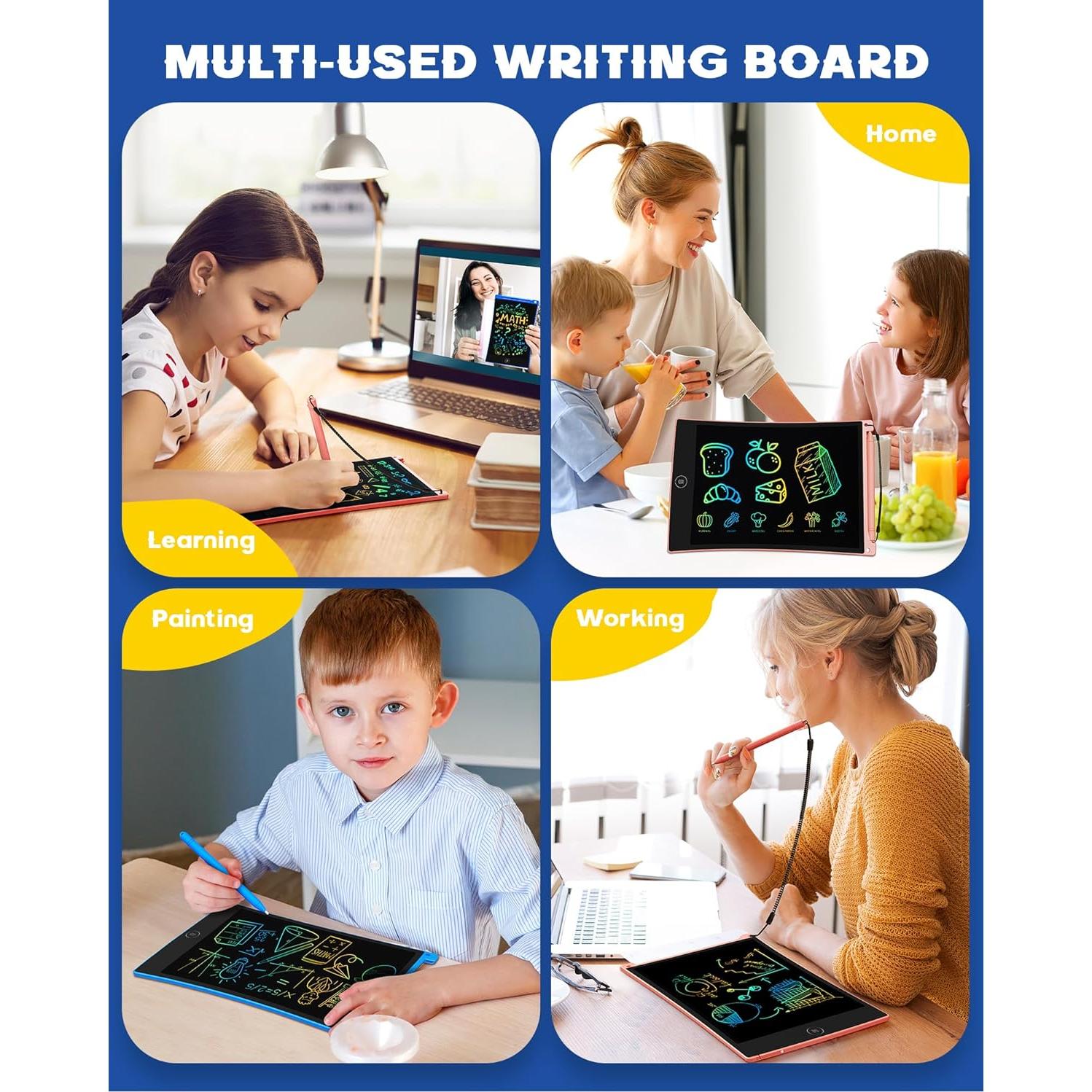 Tableta de Escritura LCD Bravokids 2 Pack 21.6 cm Niños