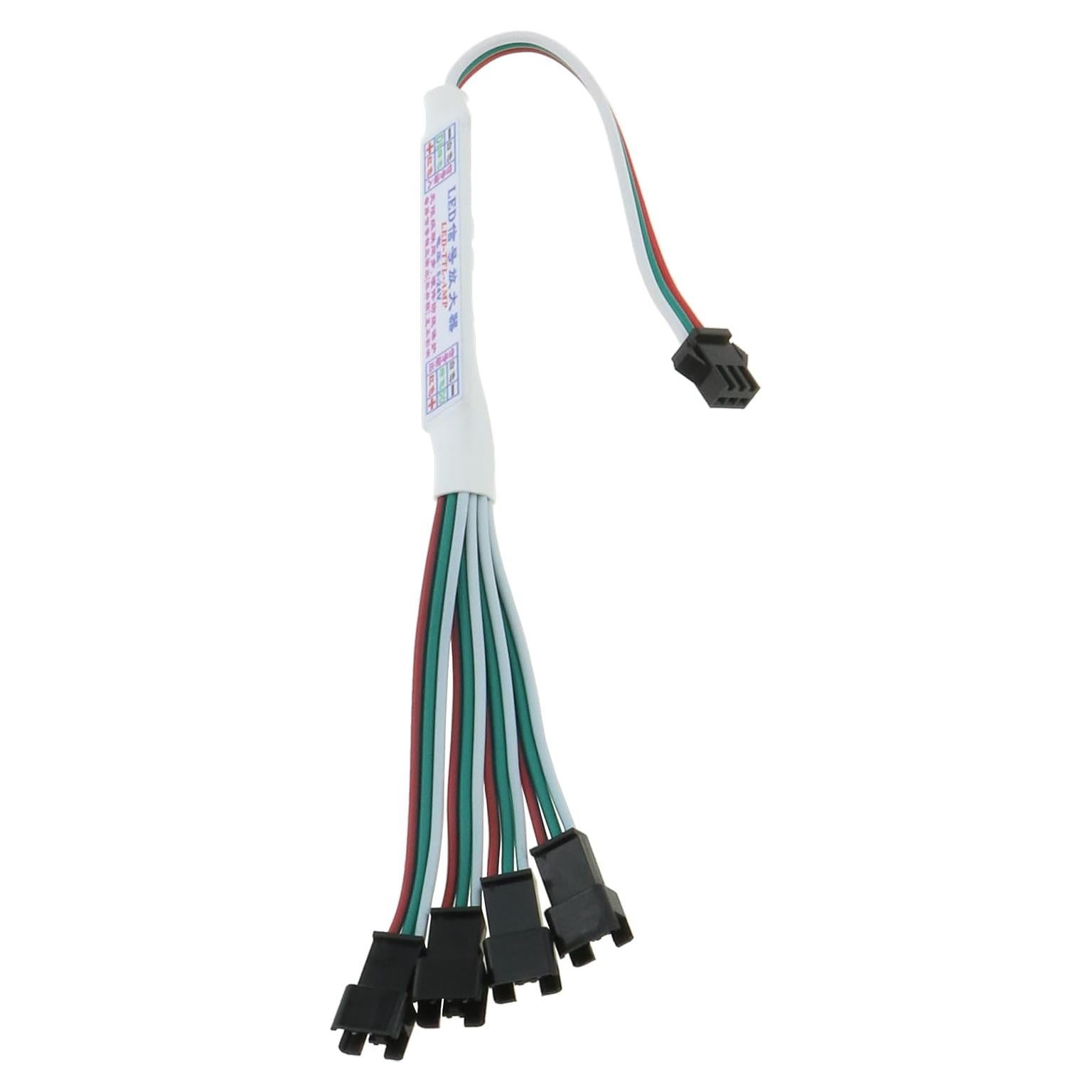 Amplificador TTL IC RGB 1 a 4 DGZZI para Tiras LED DC5-24V