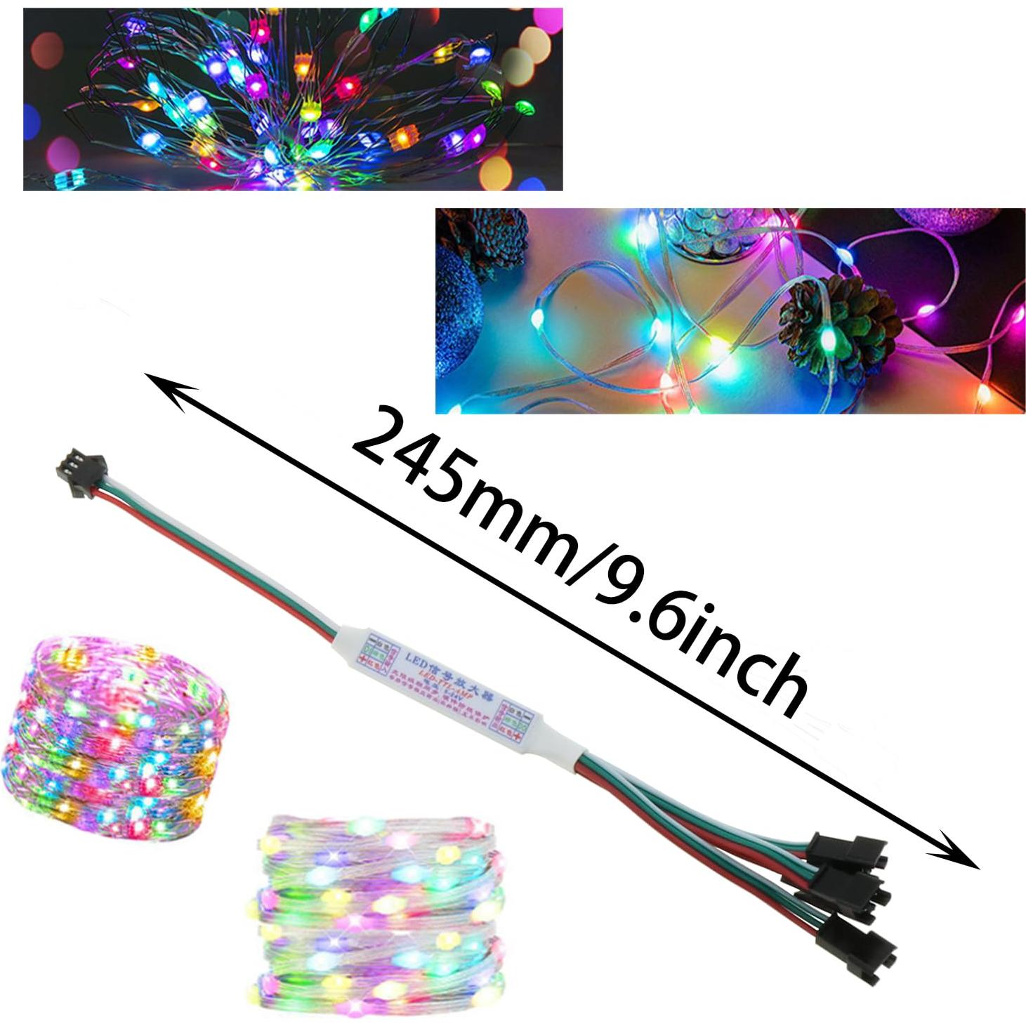 Amplificador TTL IC RGB 1 a 4 DGZZI para Tiras LED DC5-24V