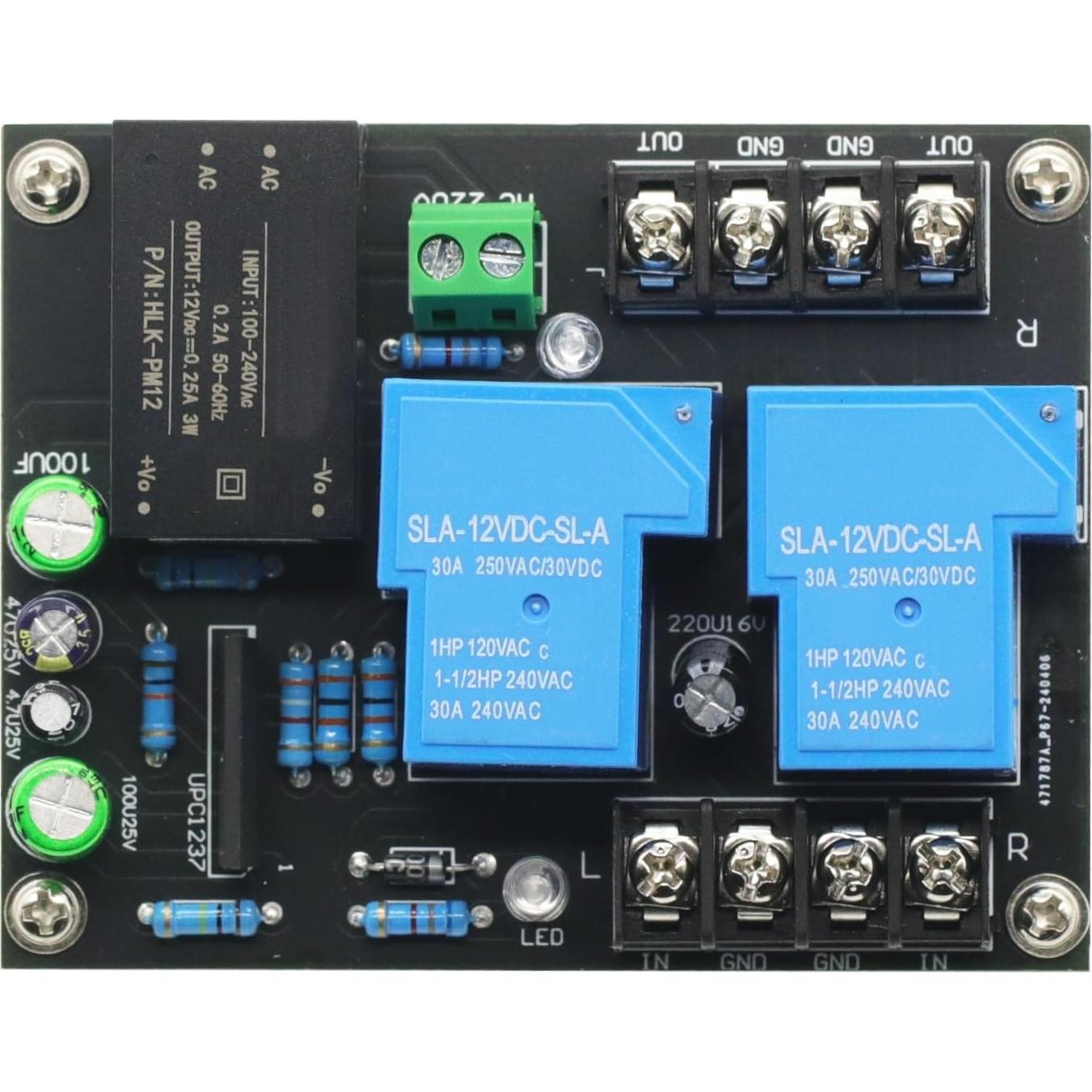 Placa de Protección de Altavoces UPC1237 30A 900W AC 85-265V