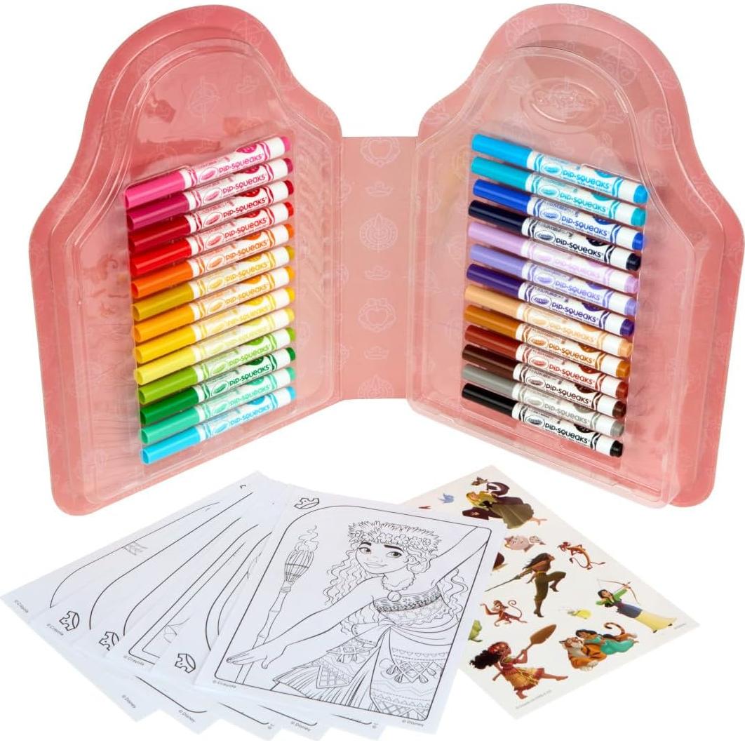 Conjunto de Color Crayola Princesa Disney 20 Páginas y Stickers