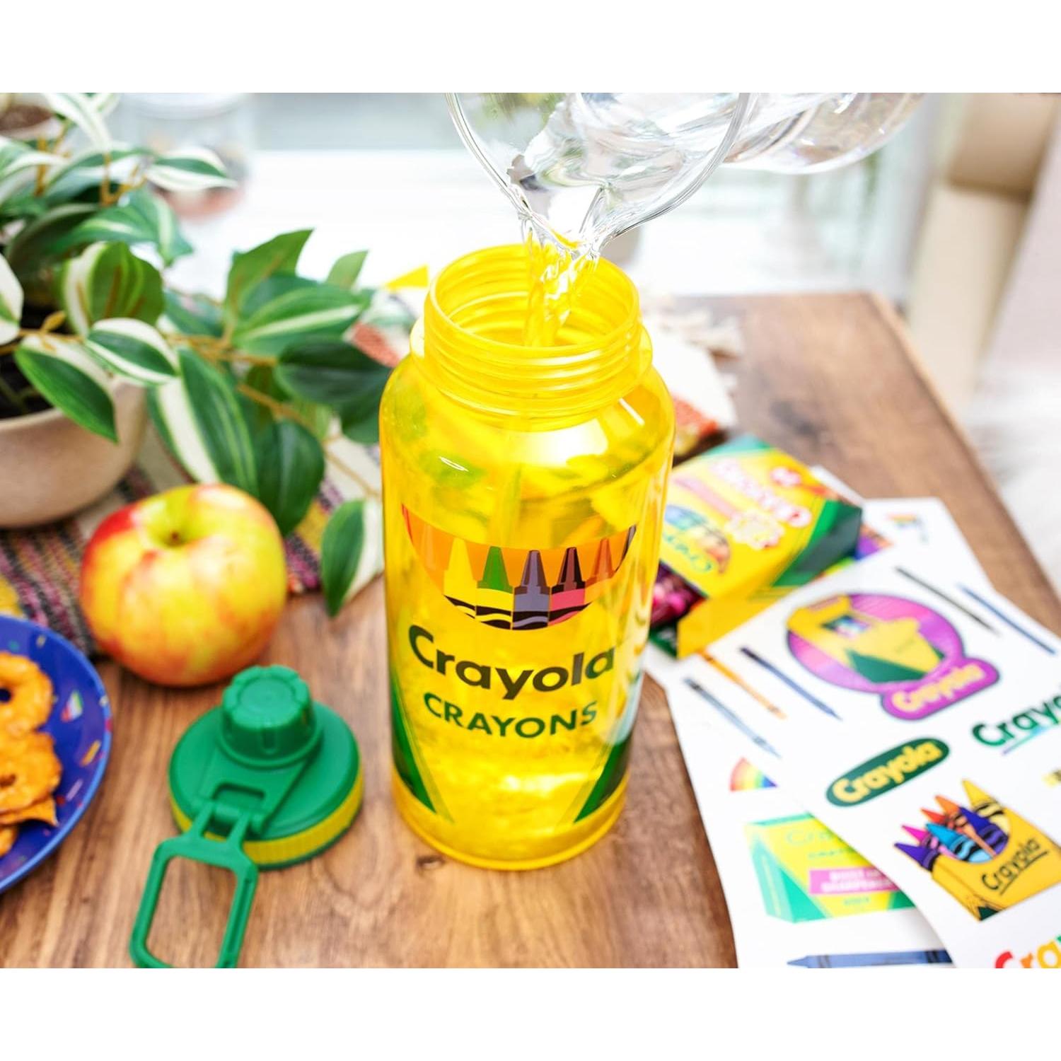 Botella de Agua Crayola 0.95L con Stickers Personalizables